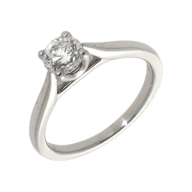 Pre-Owned Platinum 0.70ct Diamond Solitaire Ring