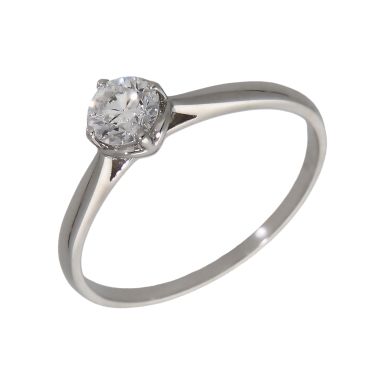 Pre-Owned 18ct White Gold 0.71ct GIA Diamond Solitaire Ring