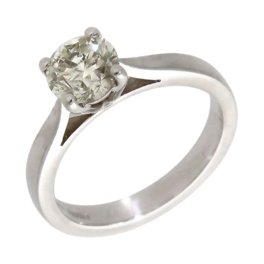 Pre-Owned Platinum 1.19ct Diamond Solitaire Ring