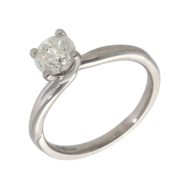 Pre-Owned Platinum 0.92ct Diamond Solitaire Ring