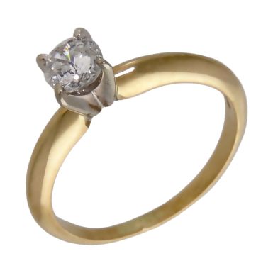 Pre-Owned 14ct Yellow Gold 0.40ct Diamond Solitaire Ring