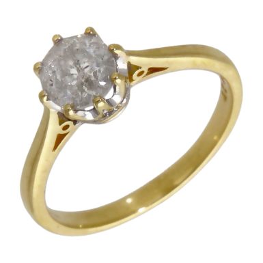Pre-Owned 18ct Yellow Gold Diamond Solitaire Ring