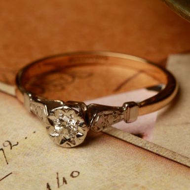 Pre-Owned Vintage Diamond Solitaire Ring
