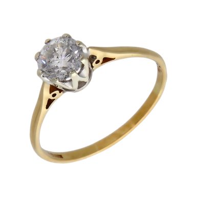 Pre-Owned 9ct Yellow Gold 0.75ct Diamond Solitaire Ring