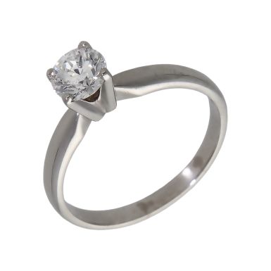 Pre-Owned Platinum 0.73ct VVS1 Diamond Solitaire Ring
