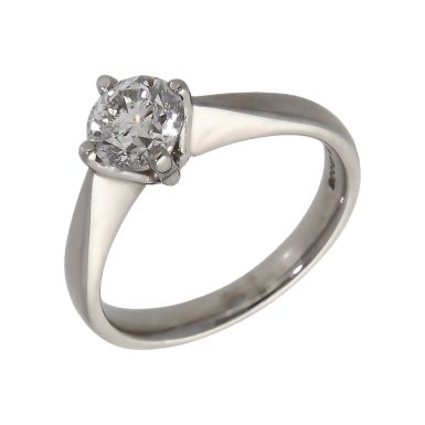 Pre-Owned Platinum 1.00ct Diamond Solitaire Ring