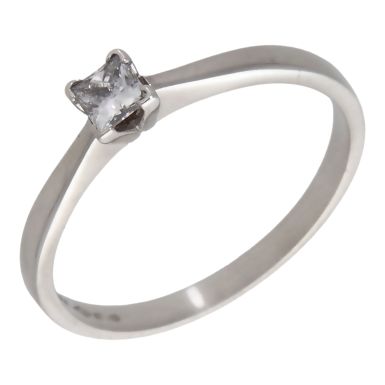 Pre-Owned Platinum 0.25ct Diamond Solitaire Ring
