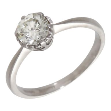 Pre-Owned 18ct White Gold 0.70ct Diamond Solitaire Ring