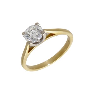 Pre-Owned 18ct Yellow Gold 0.75ct Diamond Solitaire Ring