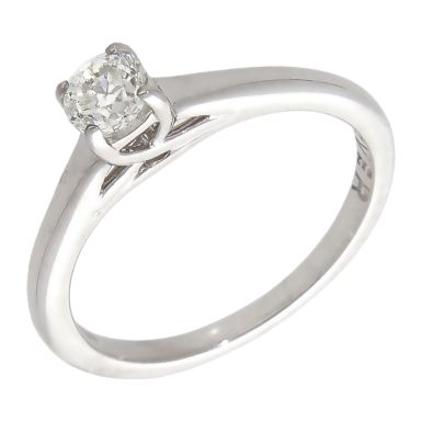 Pre-Owned 9ct White Gold 0.35ct Forever Diamond Solitaire Ring