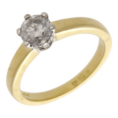 Pre-Owned 18ct Yellow Gold 0.54ct Diamond Solitaire Ring