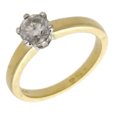 Pre-Owned 18ct Yellow Gold 0.54ct Diamond Solitaire Ring