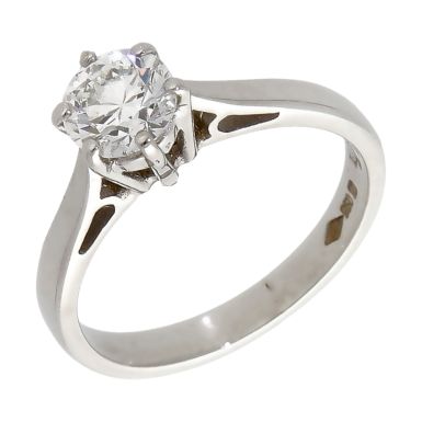 Pre-Owned Platinum 0.60ct Diamond Solitaire Ring