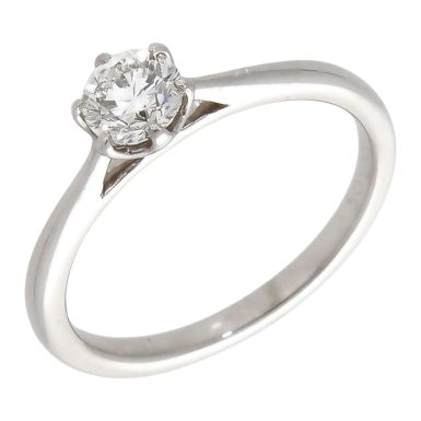 Pre-Owned Platinum 0.50ct GIA Diamond Solitaire Ring