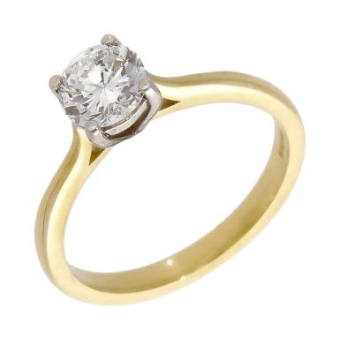 Pre-Owned 18ct Yellow Gold 0.75ct Diamond Solitaire Ring