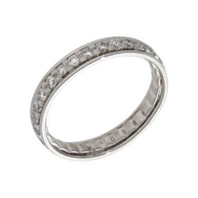 Pre-Owned Platinum Diamond Full Eternity Band Ring