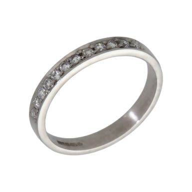 Pre-Owned 18ct White Gold 0.18ct Diamond Half Eternity Ring