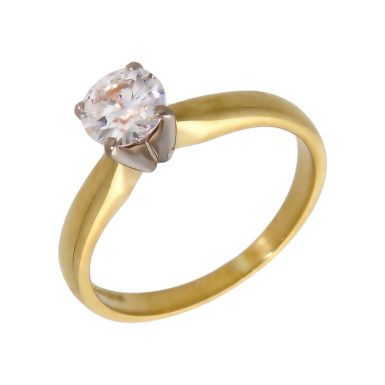 Pre-Owned 18ct Yellow Gold 0.50ct Diamond Solitaire Ring