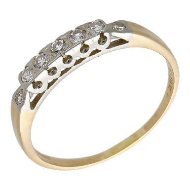 Pre-Owned 14ct Gold Diamond Half Eternity Ring