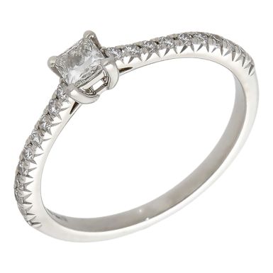 Pre-Owned Tiffany & Co Platinum Diamond Solitaire Ring