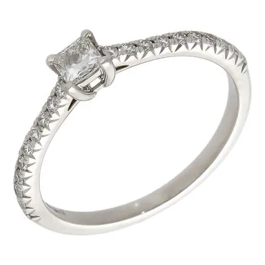 Pre-Owned Tiffany & Co Platinum Diamond Solitaire Ring