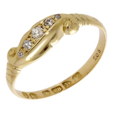 Pre-Owned Vintage 1911 18ct Diamond Eternity Ring