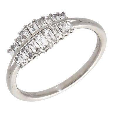 Pre-Owned 9ct White Gold 0.40ct Lab Grown Diamond Dress Ring