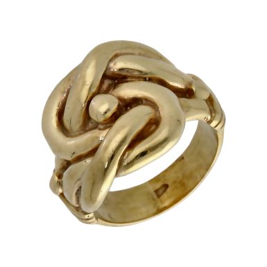 Pre-Owned 9ct Yellow Gold Heavy Knot Ring