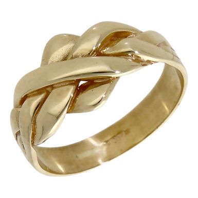 Pre-Owned 9ct Yellow Gold Puzzle Ring