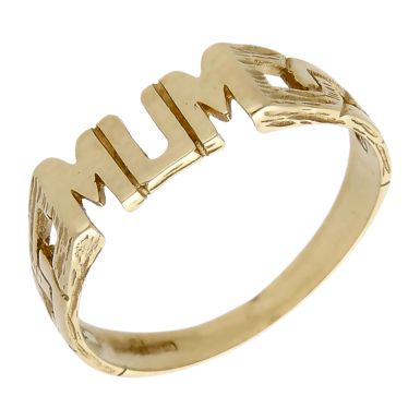 Pre-Owned 9ct Yellow Gold Mum Ring