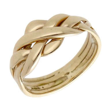 Pre-Owned 9ct Yellow Gold Puzzle Ring