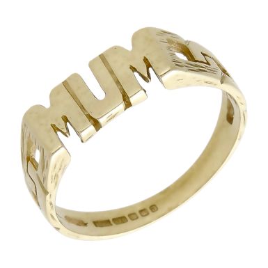 Pre-Owned 9ct Yellow Gold Mum Ring