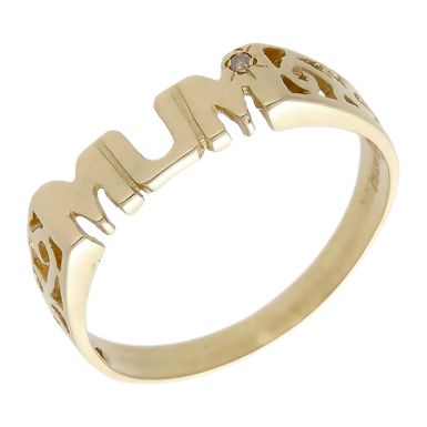 Pre-Owned 9ct Yellow Gold Mum Ring