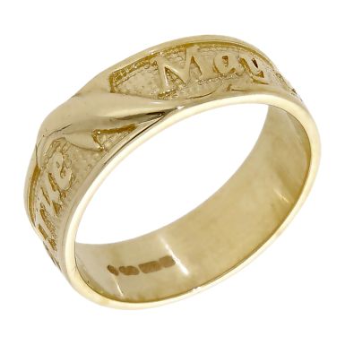 Pre-Owned 9ct Yellow Gold Dolphin Wish Band