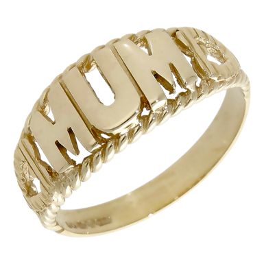 Pre-Owned 9ct Yellow Gold Mum Ring