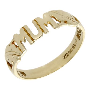Pre-Owned 9ct Yellow Gold Mum Ring