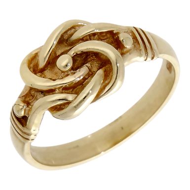 Pre-Owned 9ct Yellow Gold Knot Ring