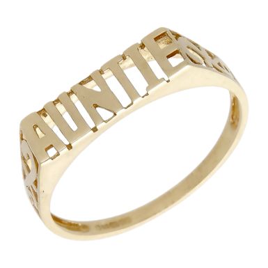 Pre-Owned 9ct Yellow Gold Auntie Ring