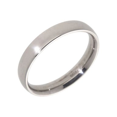 Pre-Owned 9ct White Gold 4mm Wedding Band Ring