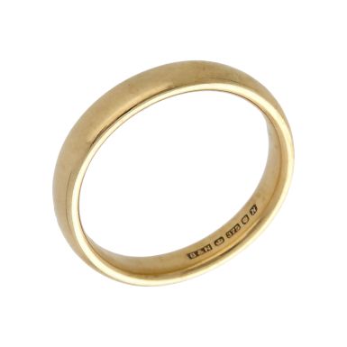 Pre-Owned 9ct Yellow Gold 3mm Wedding Band Ring