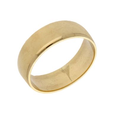 Pre-Owned 9ct Yellow Gold 7mm Wedding Band Ring