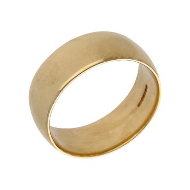 Pre-Owned 9ct Yellow Gold 8mm Wedding Band Ring