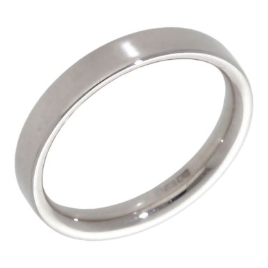 Pre-Owned 18ct White Gold 3mm Wedding Band Ring