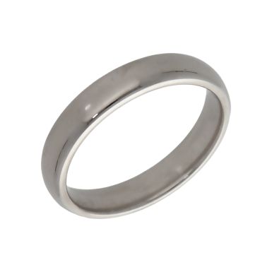 Pre-Owned 18ct White Gold 4mm Wedding Band Ring