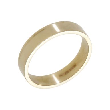 Pre-Owned 9ct Yellow Gold 4mm Wedding Band Ring