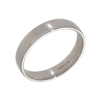 Pre-Owned 9ct White Gold 5mm Wedding Band Ring