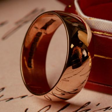 Pre-Owned Vintage 1968 9ct Gold 7mm Wedding Ring