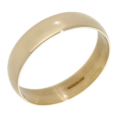 Pre-Owned 9ct Yellow Gold 6mm Wedding Band Ring