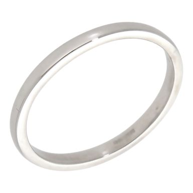 Pre-Owned 18ct White Gold 2mm Wedding Band Ring