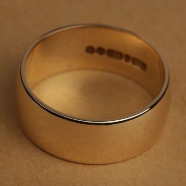 Pre-Owned Vintage 1967 9ct Yellow Gold 8mm Wedding Ring